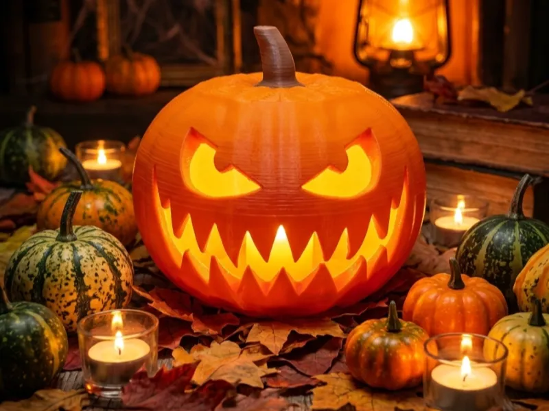 Pumpkin lamp, lantern - Latarenka, lampka dynia