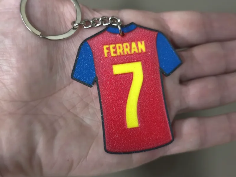 Chaveiro Camisa de Ferran Torres #7 - Espanha Seleção 2026