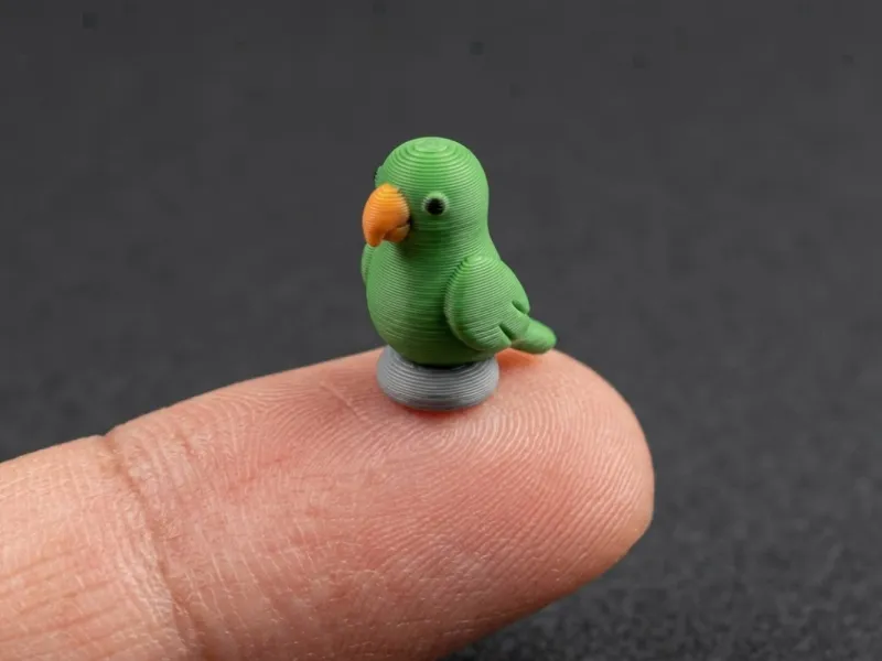 小さなインコの3Dモデル