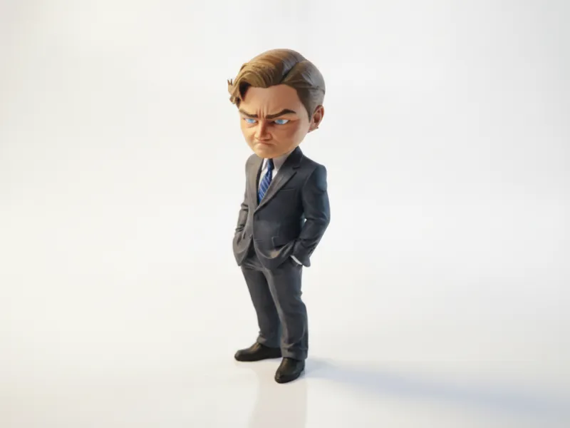 Leonardo DiCaprio Celebrity Figurine 3D Printable