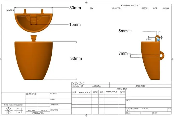 Plant pot pendant and badge collection-3