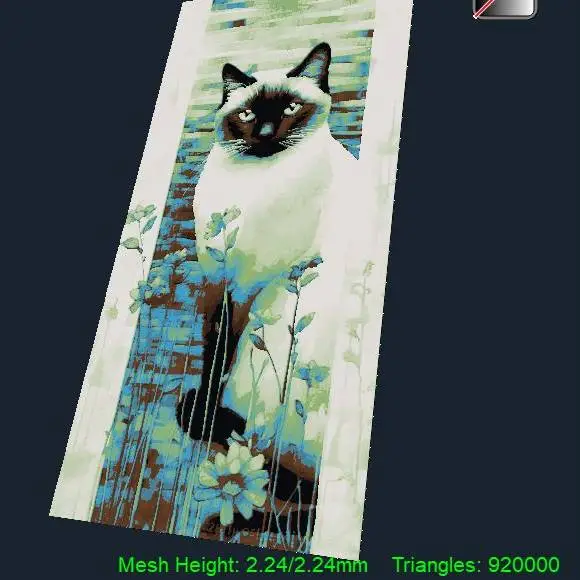 Siamese cat in the flowers