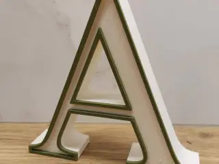 Letter A ornament / decoration