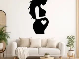 WallArt pragnent Woman Baby Love