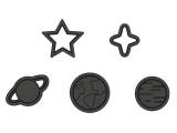Space Cookie Cutter Set of 5-0