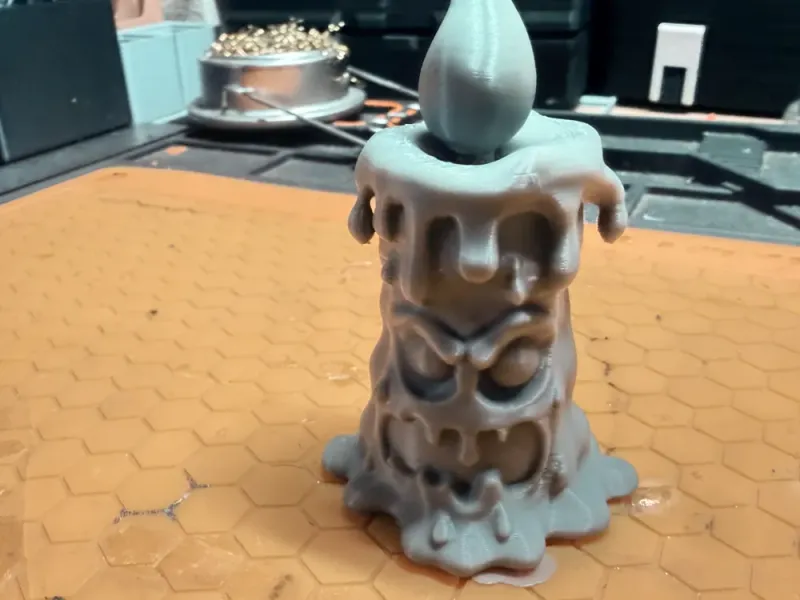 Screaming Melted Candle Model