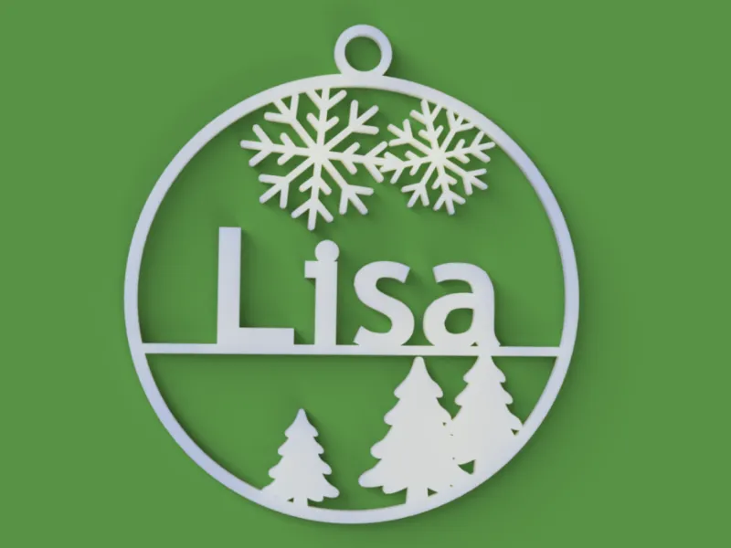 Christmas ball - Lisa