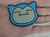 Snorlax 3D Face Keychains-0