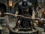 Grim Reaper Skeleton- Tabletop Miniature-0