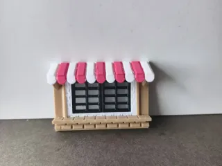小卖部的窗台