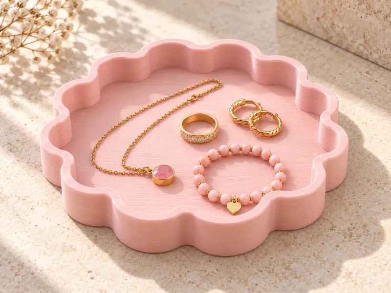 12 Petals Jewelry Tray – 130 × 130 × 15 mm