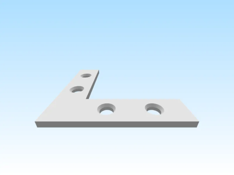 Equerre de 15mm trou 6mm