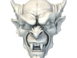 Gargoyle Monster Head – Dark Fantasy Creature Model-0