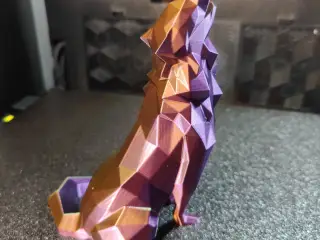 Simple Low poly wolf