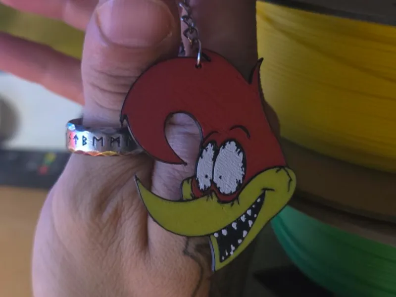 Porte-clés Woody Woodpecker