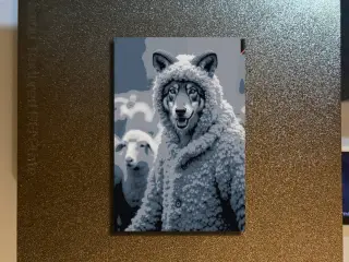 Wolf in Sheep's Clothing Hueforge