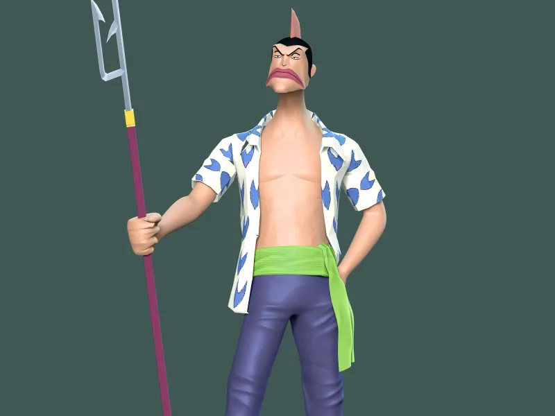 Fish Man Fork - One Piece