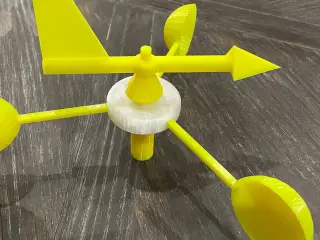 Wind direction anemometer