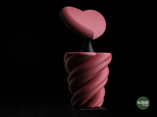 hearts • vase