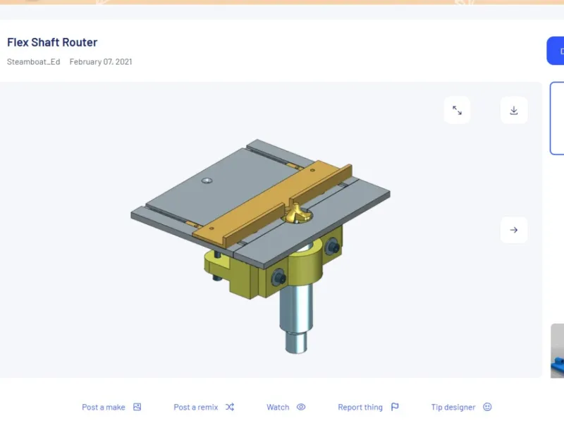 Flex Shaft Router