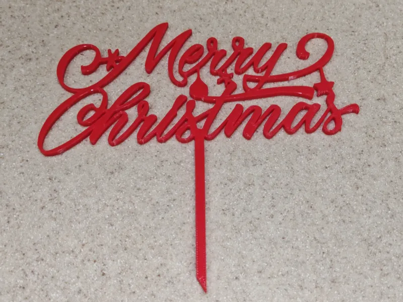 Topo de Bolo de Feliz Natal