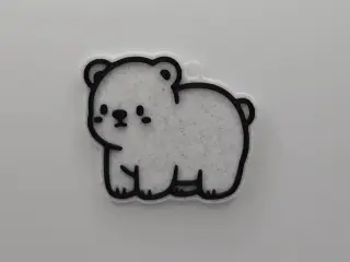 Cute Polar Bear Keychain
