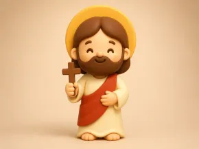 Kid Jesus (Angel/Holy Person/Priest/Father/Monk)