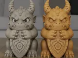 Desk Guardian Monster FDM Friendly 3D Model-0