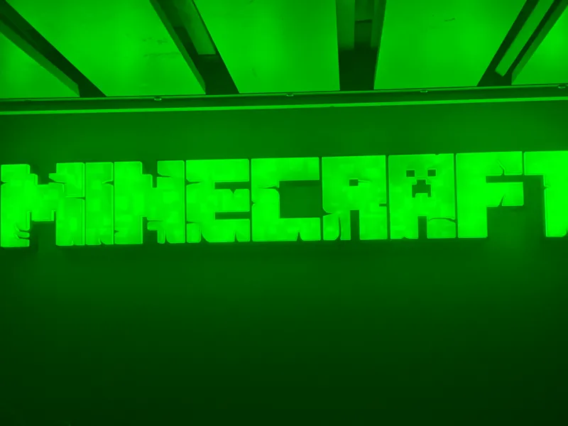 Minecraft Logo Led