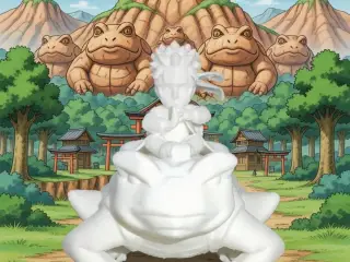 Naruto et Gamakichi