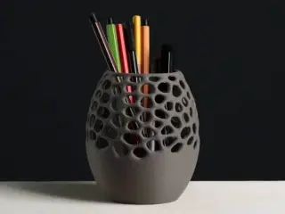 Voronoi Pencil Holder | Desk Decor | Slimprint