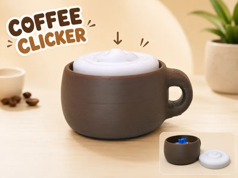 Coffee Cup Froth Clicker