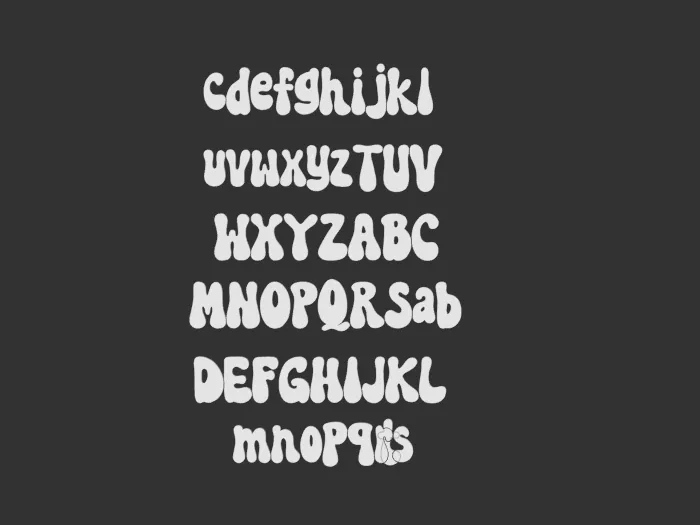 Alphabet décoratif