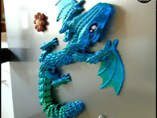 Glorious Wyvern - Articulated - Print in Place - magnetic