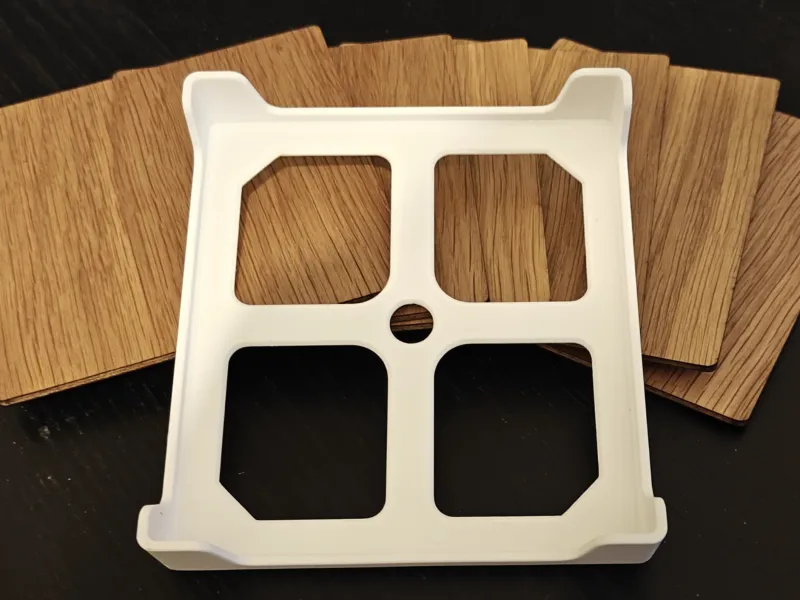 Wooden Coaster Holder