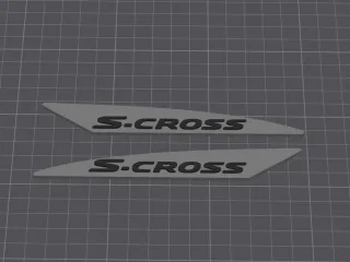Suzuki S.Cross emblem