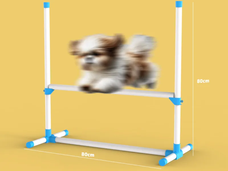 Dog Agility - bar jump obstacle — US 3/4" PVC Version