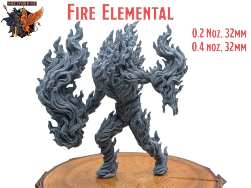 Fire Elemental - MGM Print-Ready Mini