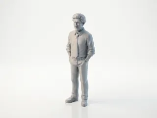 Jim Halpert Office Character Figurine 3D Printable