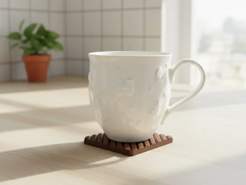 Minimal Cup Coaster for Tea and Coffe