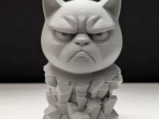 Grumpy Cat - Stone Bust