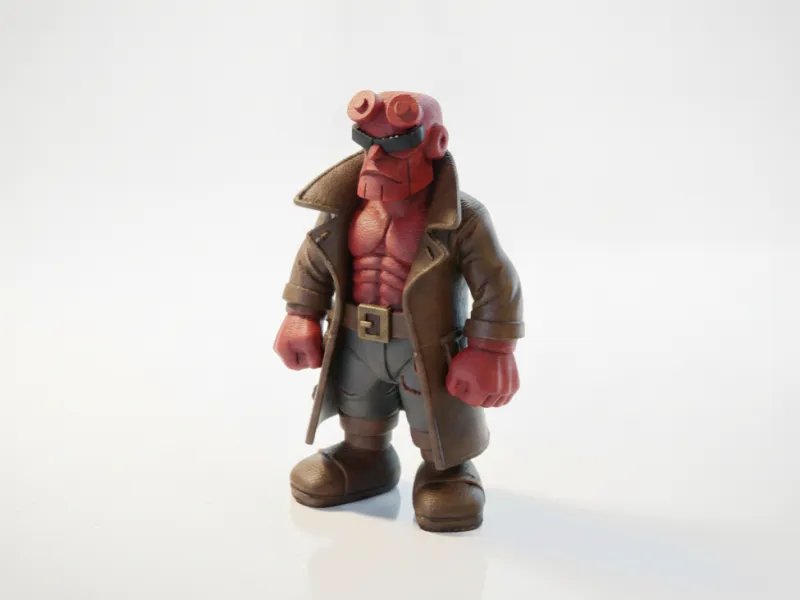 Hellboy-Figurin Filme & TV Sammlerstück 3D-druckbar