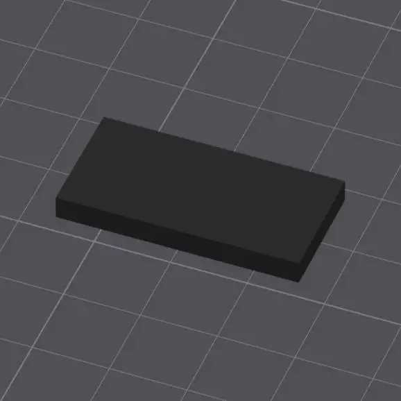 Lego compatible 2x4 plate smooth