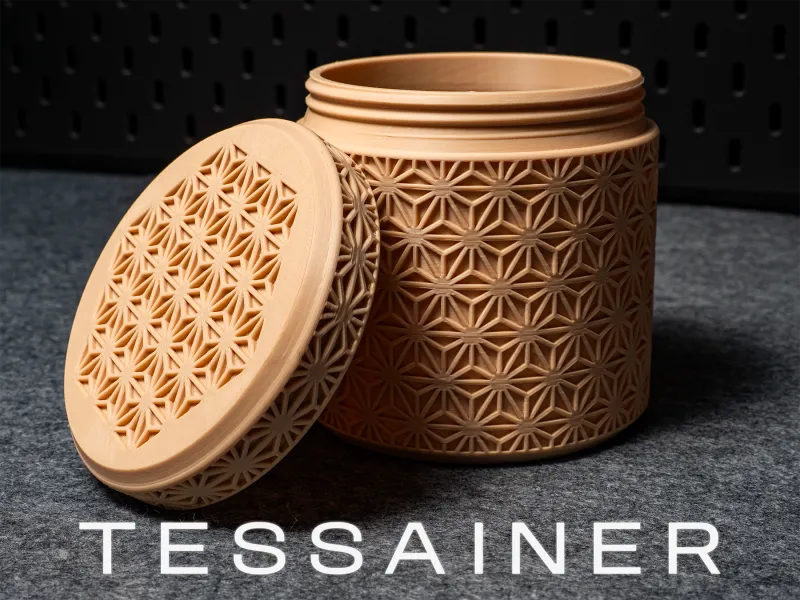 TESSAINER 120 Asanoha Screw Top Container
