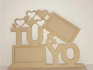 Marco para fotos tu y yo San Valentín
