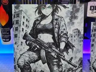 Girl Anime AKM – Hueforge – 4 Colors