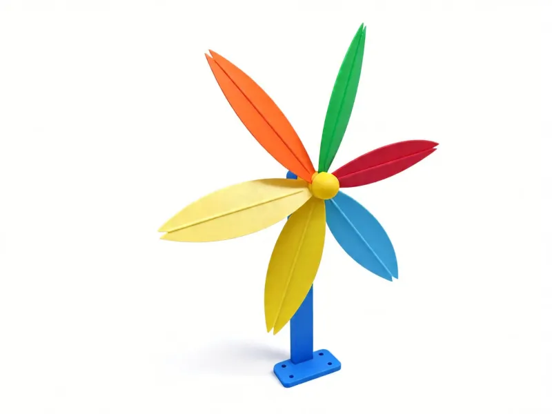 Assemblage vereist · Bloemvormig windmolentje