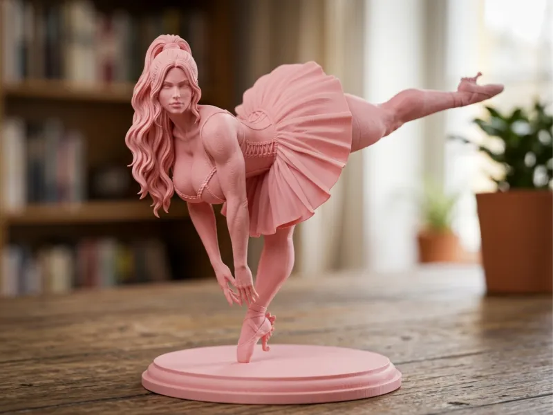 Ballerina Shelf Display Model v5