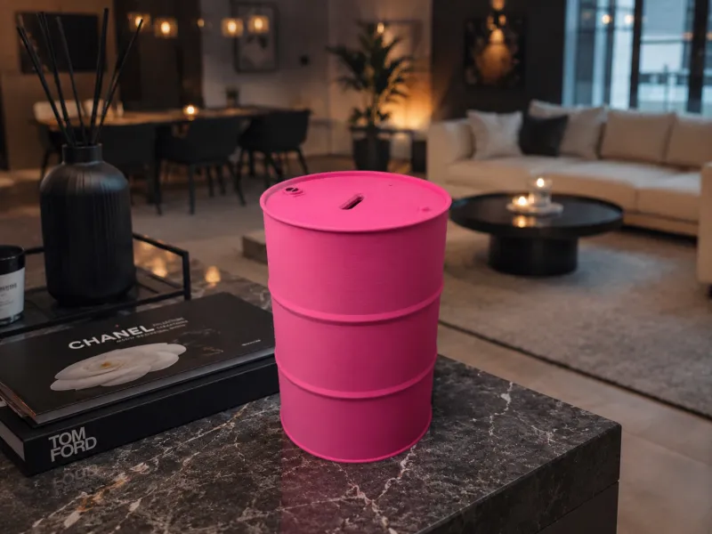 XXL Barrel Coin Bank – Screw-Top and cool Spill Pallets !!!