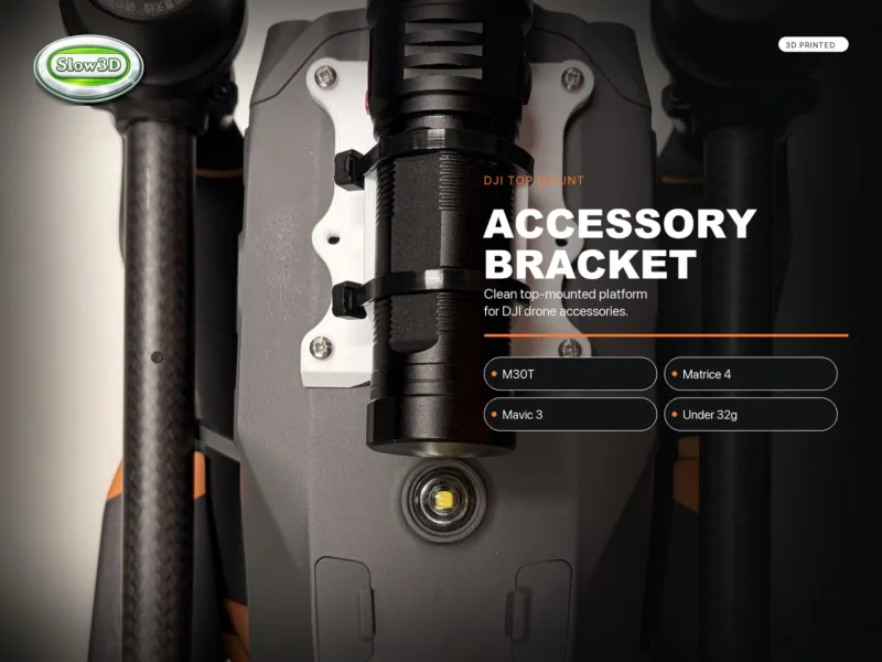 S3D DRONE BOVENMONTAGE ACCESSOIREBEUGEL (DJI M30T, M4, MAVIC3)